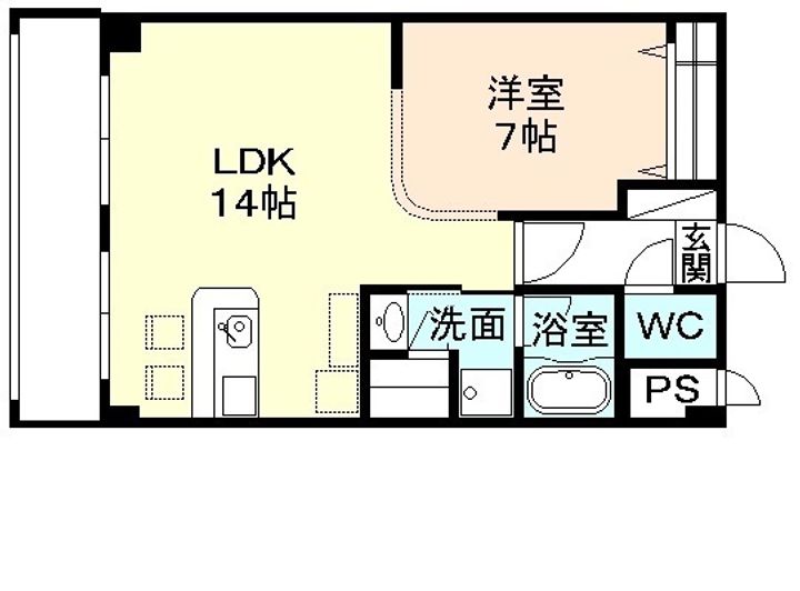 パナメゾンV二口の間取り