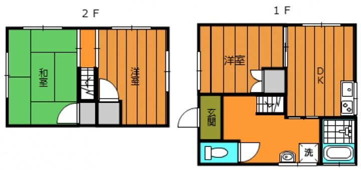 広島県広島市安佐南区川内1(一戸建)の賃貸物件の間取り