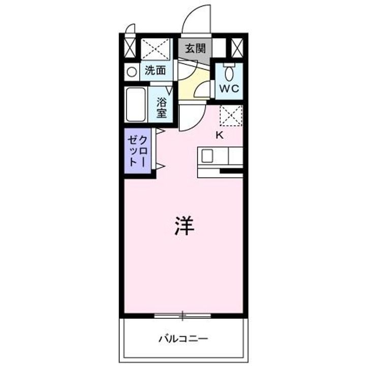 アーデント・インプレス Bの間取り