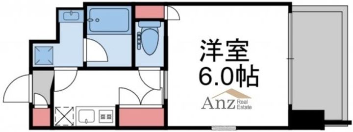 Primavera Nishi Shinsaibashiの間取り