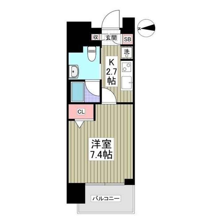 東京都八王子市明神町4(マンション)の賃貸物件の間取り