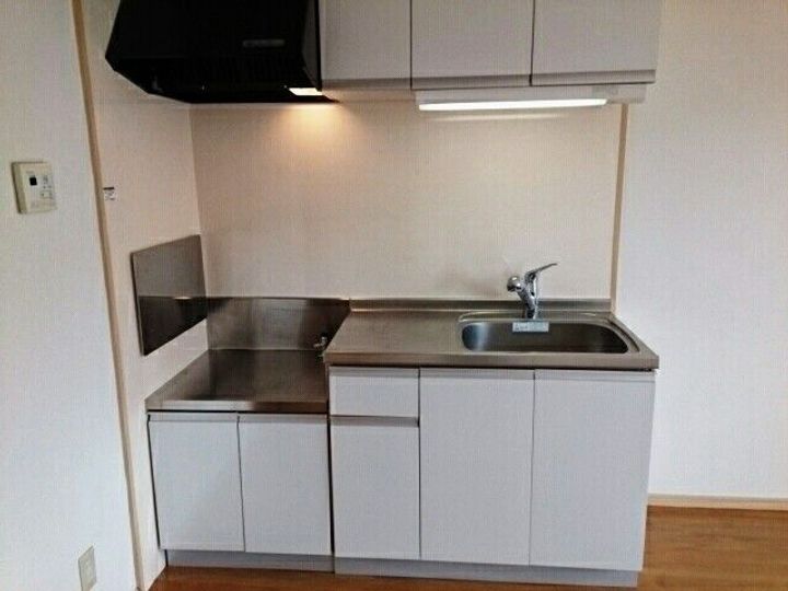 茨城県筑西市玉戸(アパート)の賃貸物件のキッチン