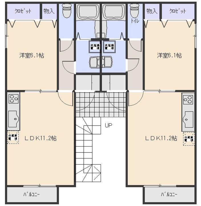 ソレアードの間取り