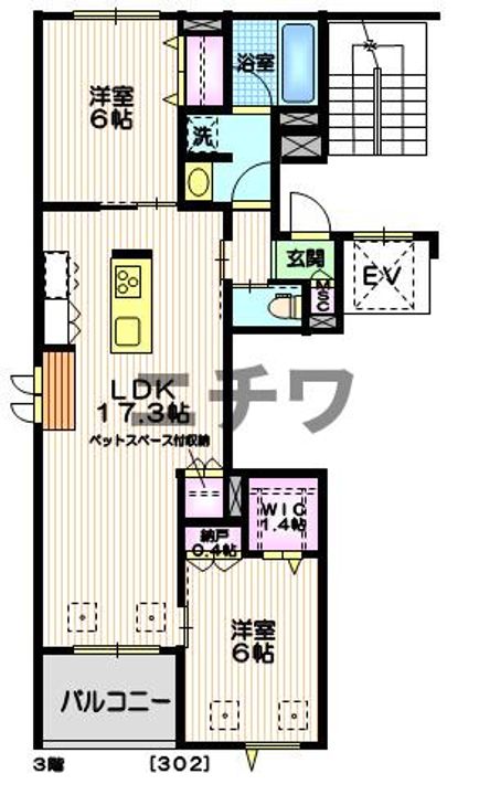 東京都品川区東大井1(マンション)の賃貸物件の間取り