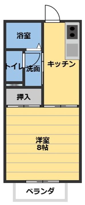 ハイツ山の手の間取り