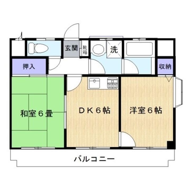 ラフォーレ壱番館の間取り