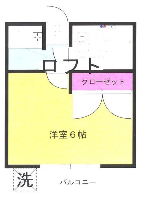 埼玉県南埼玉郡宮代町笠原2(アパート)の賃貸物件の間取り