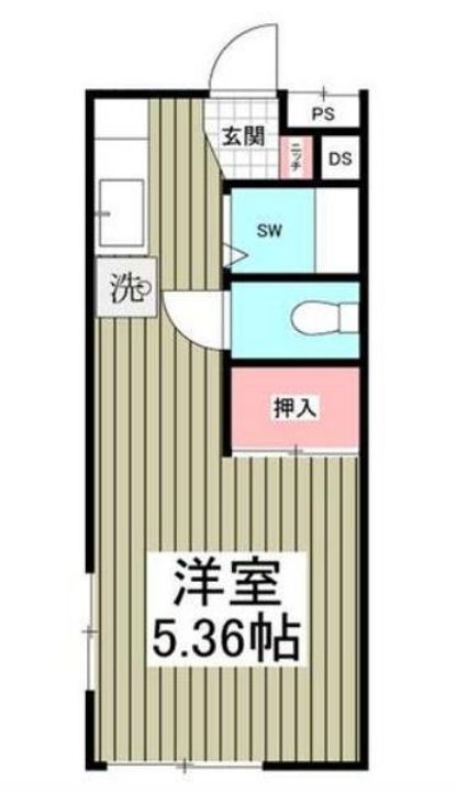 東京都日野市三沢3(アパート)の賃貸物件の間取り