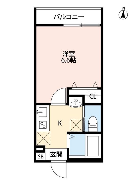 東京都練馬区石神井台2(アパート)の賃貸物件の間取り