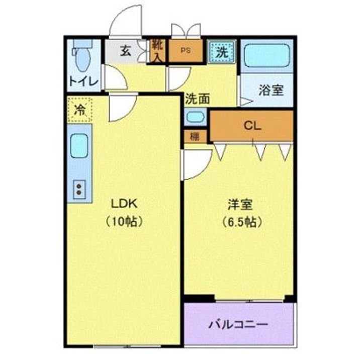 埼玉県さいたま市大宮区仲町3(マンション)の賃貸物件の間取り