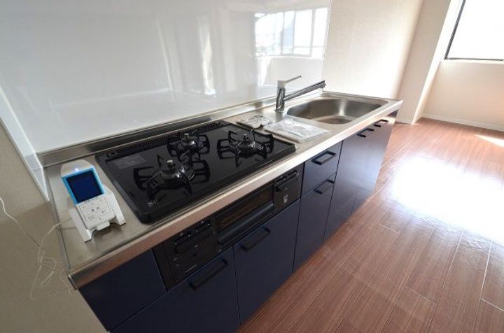 埼玉県行田市押上町(マンション)の賃貸物件のキッチン