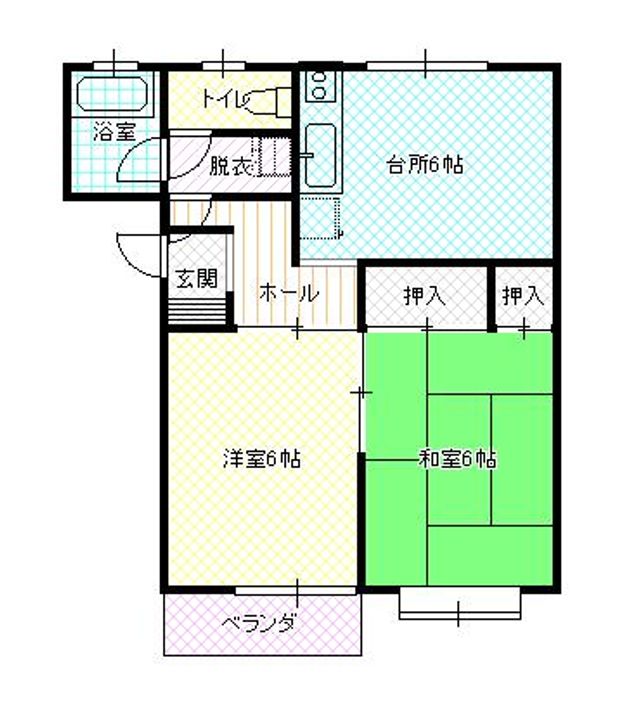 ハイムてんもりIIIの間取り