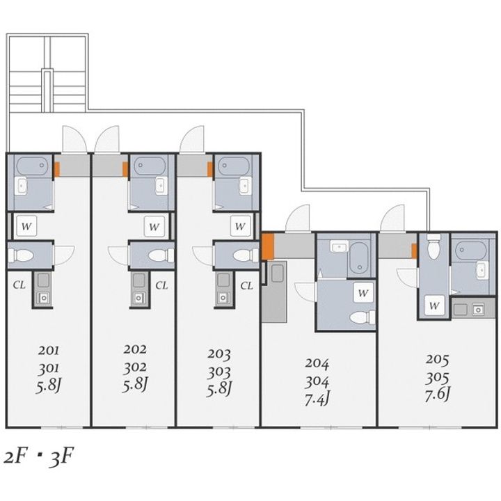 神奈川県大和市桜森2(アパート)の賃貸物件の間取り
