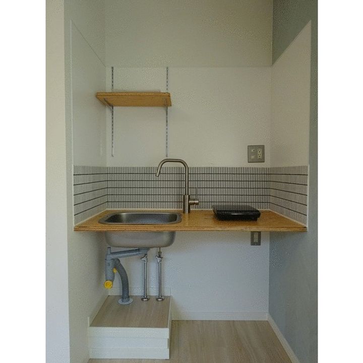 神奈川県大和市桜森2(アパート)の賃貸物件のキッチン