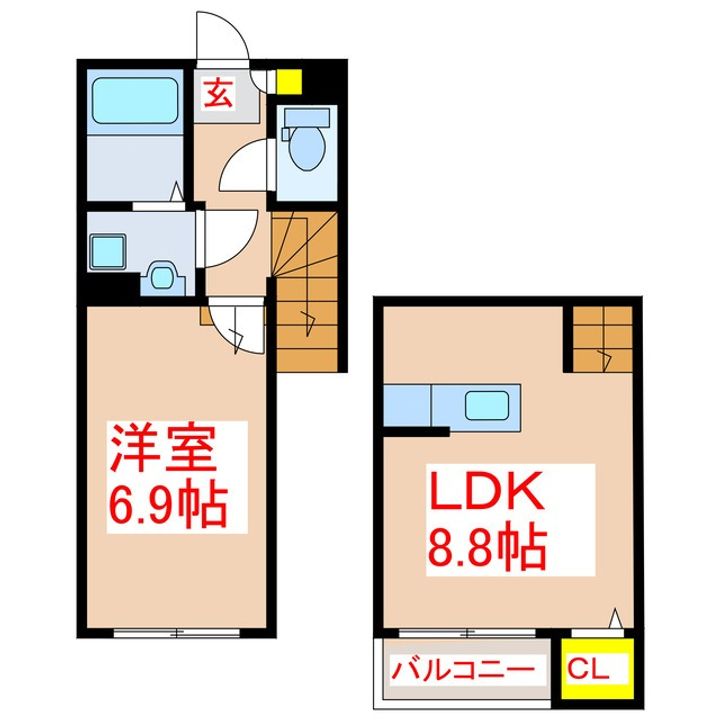 Quralis Aira C棟の間取り