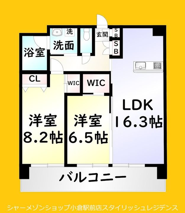 フェルト1021の間取り