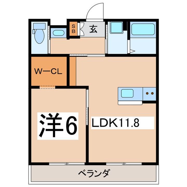Maison de Chambreの間取り