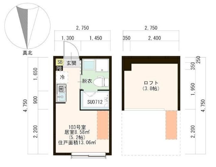 MI CASA平和台の間取り