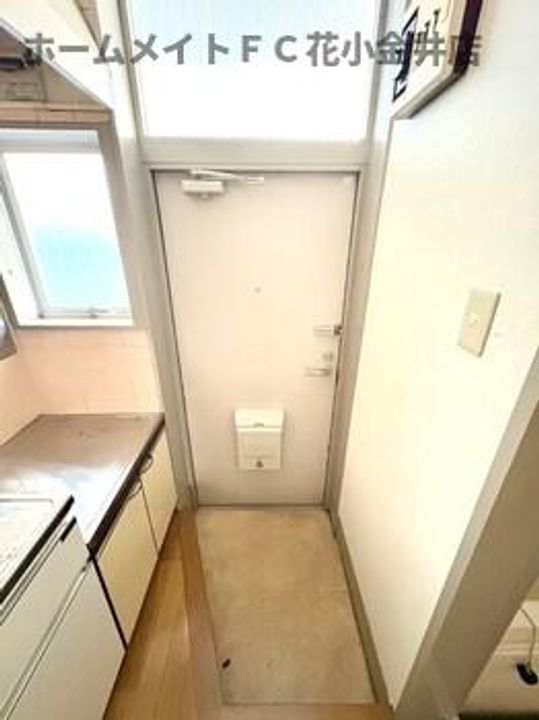 ハママンションの玄関
