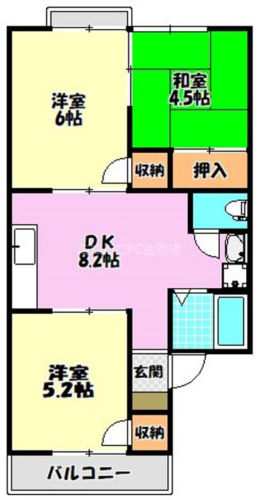 ラ・カルディアの間取り