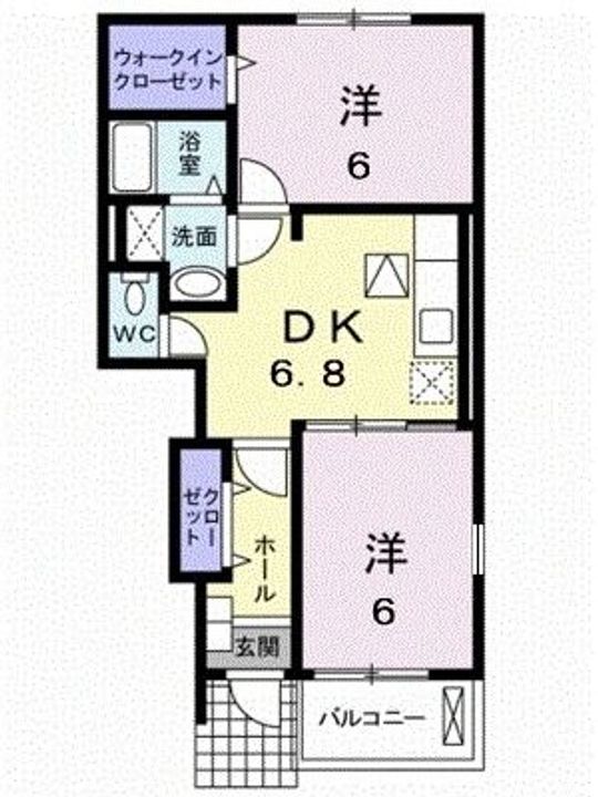 ボヌールプラスAの間取り