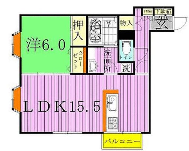 ランドフォレスト南柏の間取り