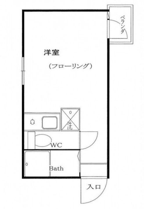 カーサ・ナカタの間取り