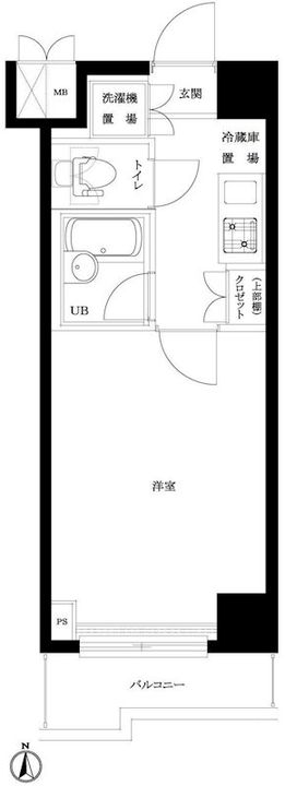 ルーブル中野ガーデンの間取り