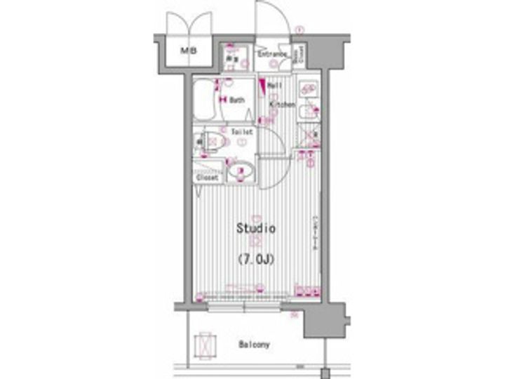 ガーラ横濱南の間取り