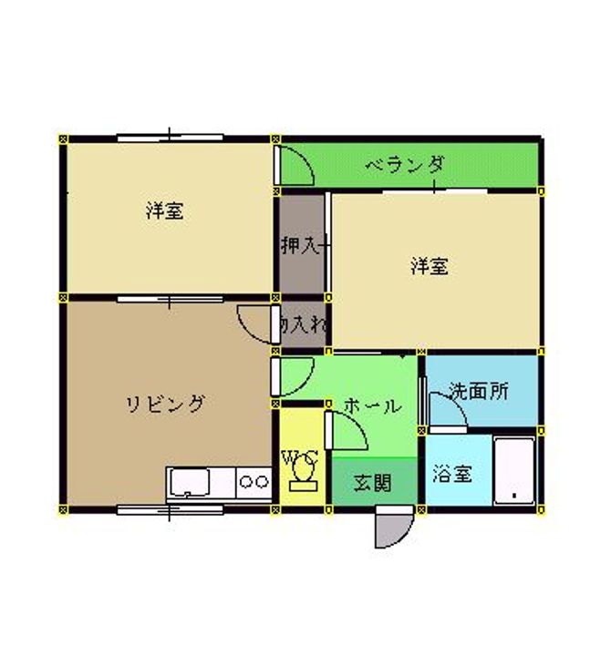 メゾンプリュネルの間取り