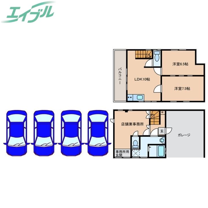 三重県四日市市生桑町(一戸建)の賃貸物件の間取り