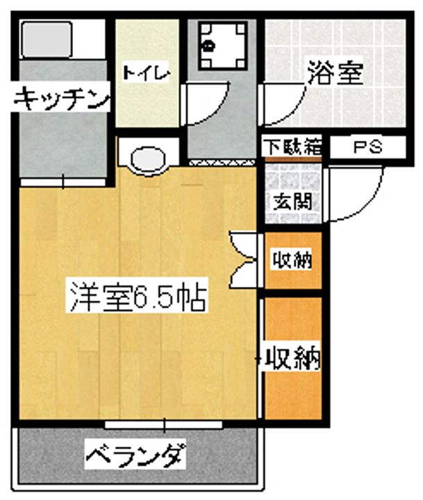 東京都日野市程久保8(アパート)の賃貸物件の間取り