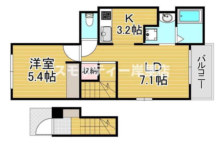 グランソレイユの間取り