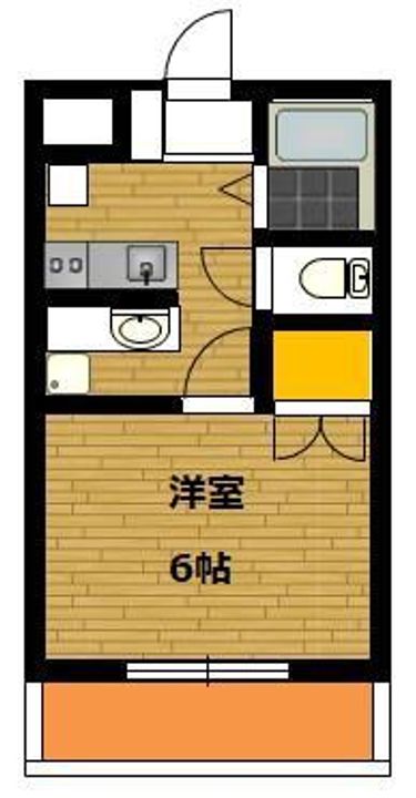 シャトレ原新町の間取り