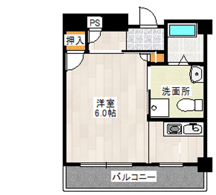 大阪府摂津市千里丘東3(マンション)の賃貸物件の間取り