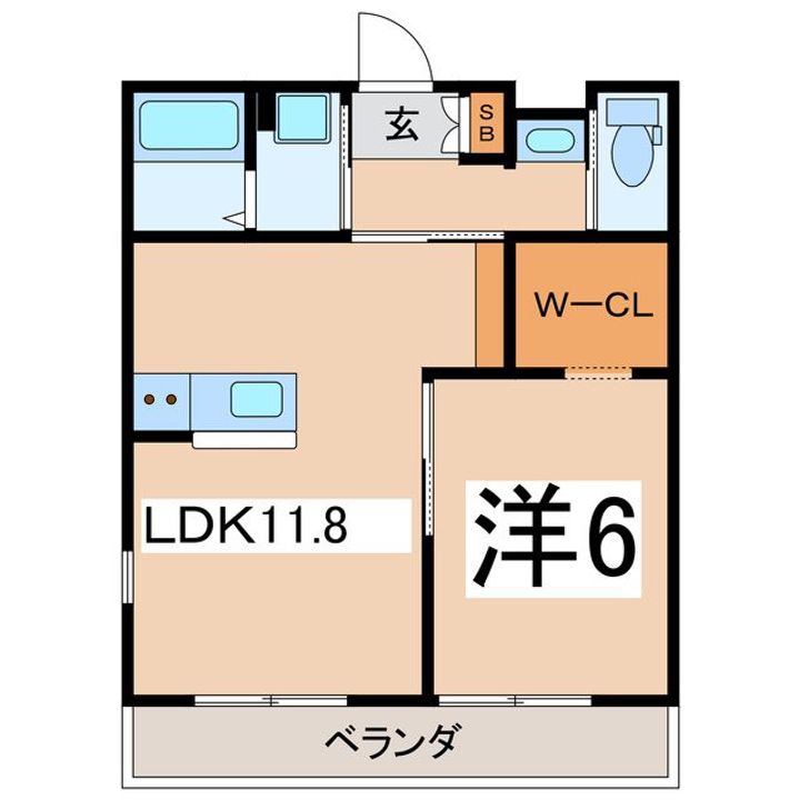 Maison de Chambreの間取り