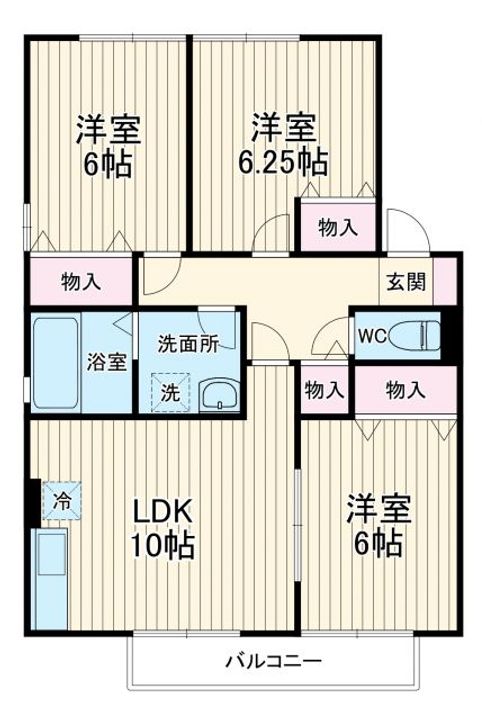 ラ・ブレアガーデンヒルズの間取り