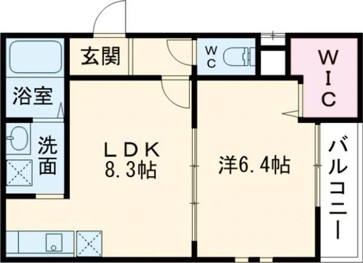 フジパレス堺北花田V番館の間取り