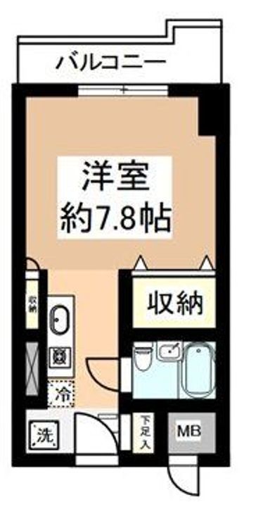 東京都小平市小川東町5(マンション)の賃貸物件の間取り