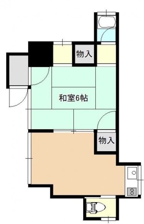 清水二丁目アパート東棟の間取り