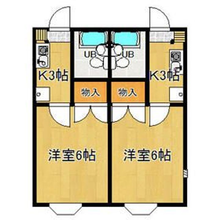 群馬県邑楽郡大泉町東小泉2(アパート)の賃貸物件の間取り