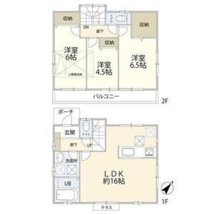 東京都調布市深大寺東町1(一戸建)の賃貸物件の間取り