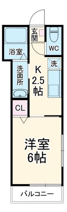 THE RIVER SUITE湘南台の間取り