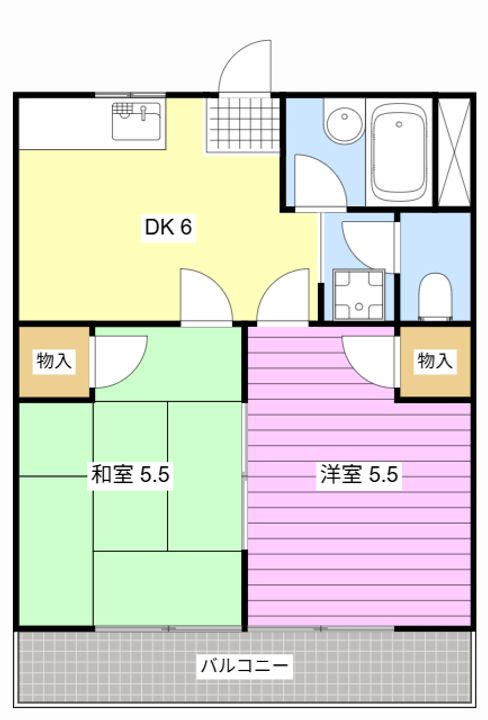 モンメゾンサトウの間取り