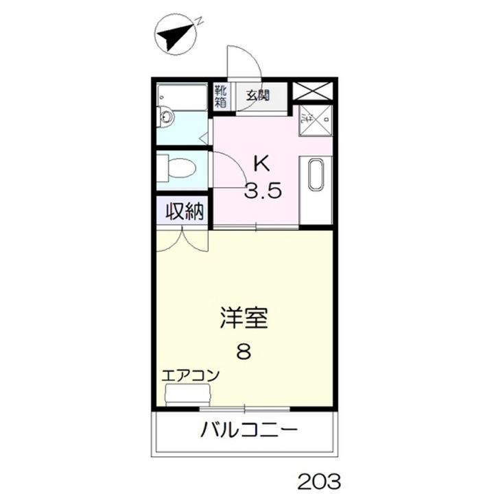 メゾン大福の間取り
