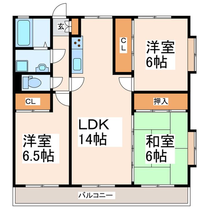 ヴェルデ優の間取り