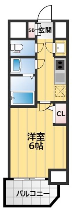 S-RESIDENCE都島Luxの間取り