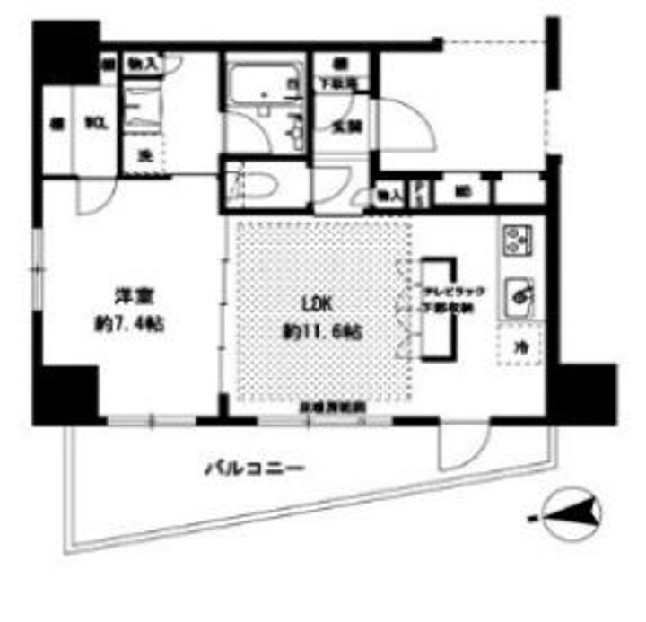 ラグゼナ八王子横山町の間取り