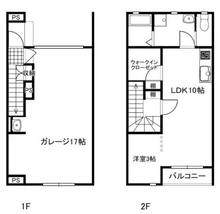群馬県桐生市新宿1(アパート)の賃貸物件の間取り