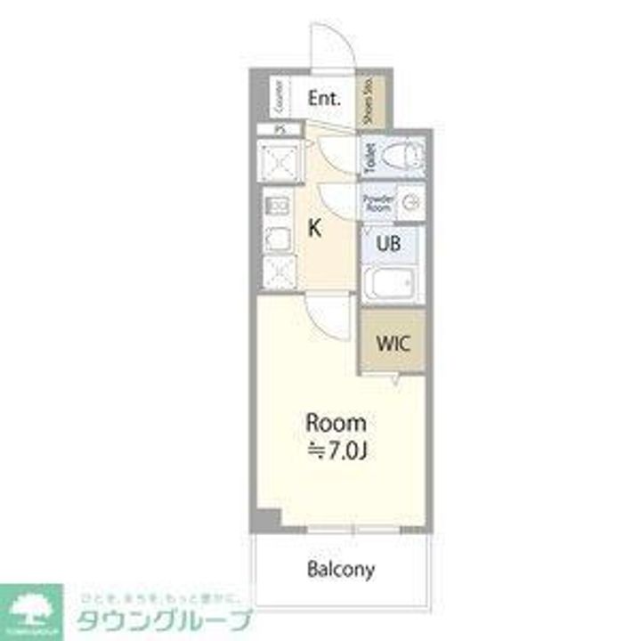 愛知県名古屋市中区正木4(マンション)の賃貸物件の間取り